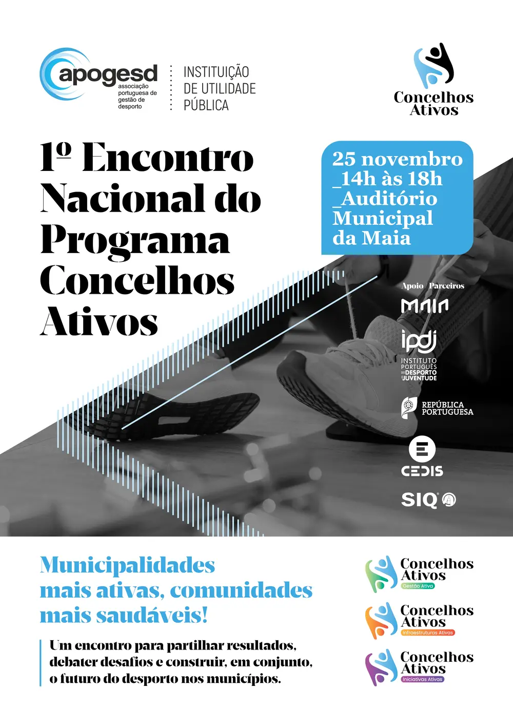 1 encontro Nacional do Programa Concelhos ativos - Apogesd