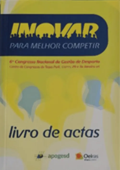 Imagem do Plano Actas do 6ª Congresso Nacional de Gestão de Desporto